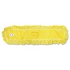 Rubbermaid Commercial Looped-End Dust Mop, Yellow, Blended Yarn, FGJ15700YL00 FGJ15700YL00